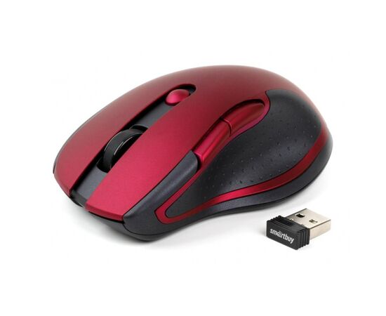  Мышь оптическая беспроводная Smart Buy SBM-508AG-I (bordo) (213098) 