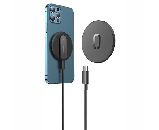  Беспроводное зарядное устройство MagSafe JOYROOM JR-A28 MagSafe с Кабелем Type-C - Type-C, 2.4A, 15W, темно-синий 
