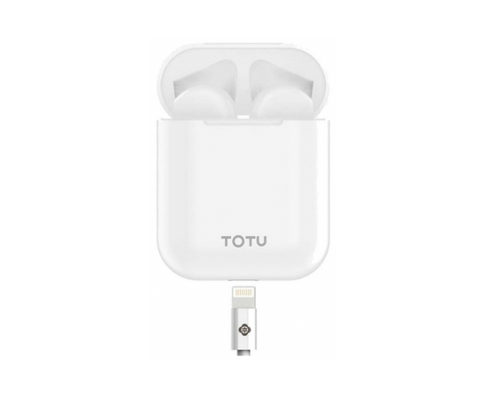  Беспроводные наушники TWS TOTU EAUB-07 Glory, Bluetooth, белый 