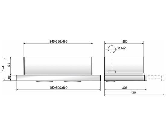  Вытяжка Elikor Интегра Glass 60Н-400-В2Д нерж/стекло черное 