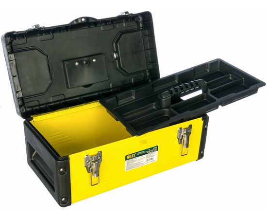  Ящик для инструмента Fit IT 65592 18"/45x24x20см/металл.замки/стенки стальные 