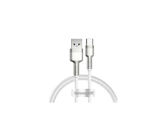  Кабель Baseus Cafule Series Metal Data Cable USB to Type-C 66W 2m White 