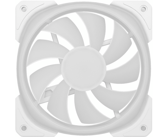  Вентилятор Powercase CM21-12W ARGB White 120x120x25мм (PWM, 4pin +ARGB Sync, 800-1500±10 об/мин) Bulk 
