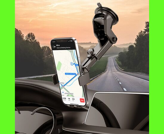  Автомобильный держатель BOROFONE BH39 Amazing bay one touch center console (чёрный) 