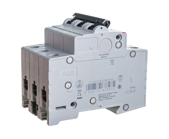 Автоматический выключатель ABB SH203L C10 (2CDS243001R0104) 3-пол. 