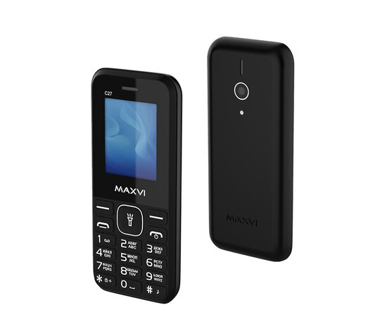  Мобильный телефон MAXVI C27 black 