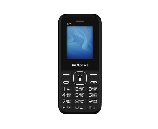  Мобильный телефон MAXVI C27 black 