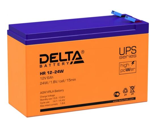  Батарея для ИБП Delta HR 12-24 W 12В 6Ач 