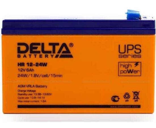  Батарея для ИБП Delta HR 12-24 W 12В 6Ач 