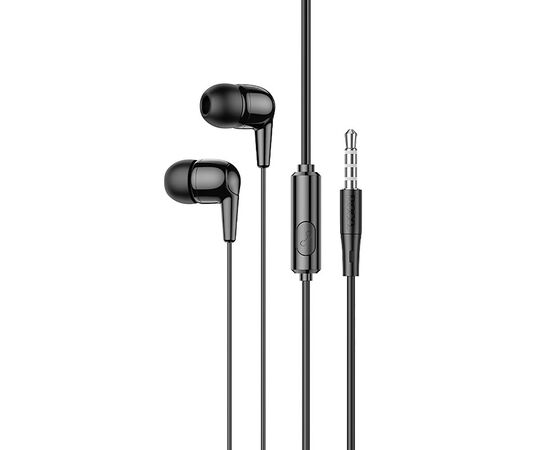 Проводные наушники с микрофоном внутриканальные Hoco M97 Jack 3,5  (black) (221599) 