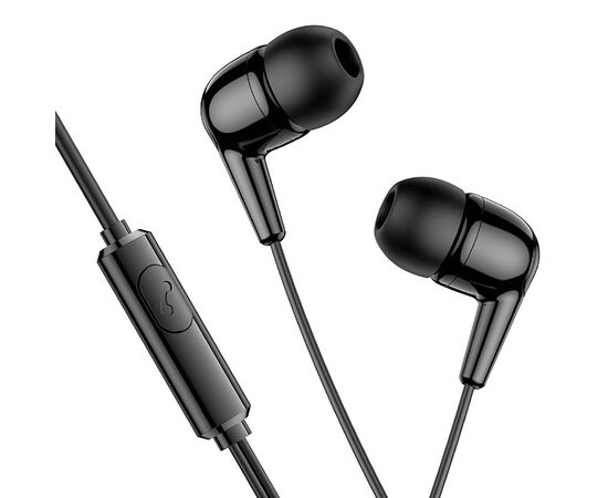  Проводные наушники с микрофоном внутриканальные Hoco M97 Jack 3,5  (black) (221599) 
