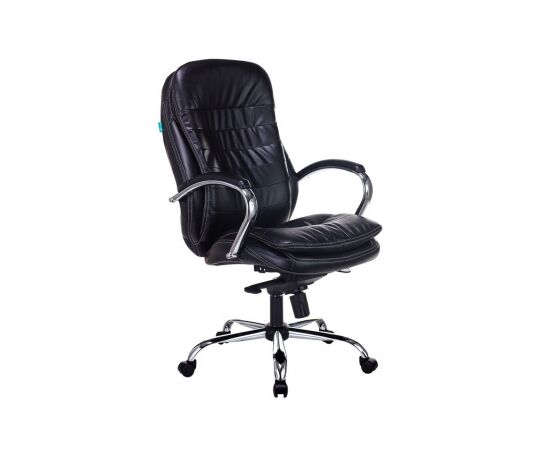 Кресло руководителя Бюрократ T-9950/BLACK-PU сиденье черный искусственная кожа крестовина хром 
