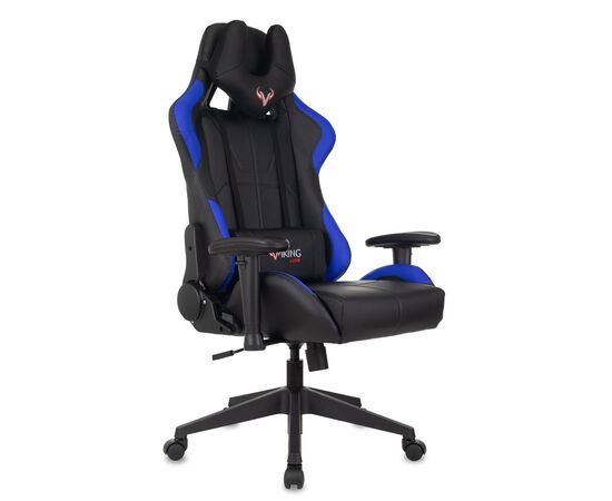  Кресло Zombie Viking 5 Aero Blue эко.кожа черный/синий 