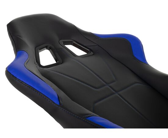  Кресло Zombie Viking 5 Aero Blue эко.кожа черный/синий 