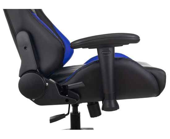  Кресло Zombie Viking 5 Aero Blue эко.кожа черный/синий 