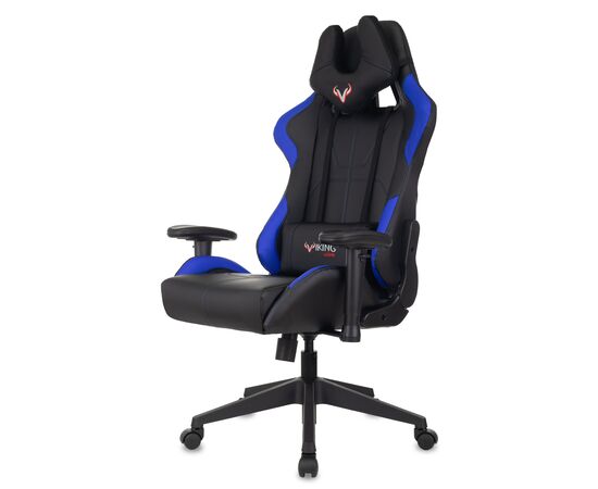  Кресло Zombie Viking 5 Aero Blue эко.кожа черный/синий 