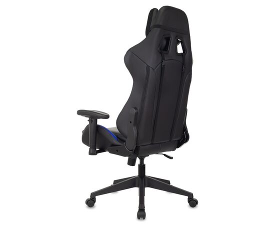  Кресло Zombie Viking 5 Aero Blue эко.кожа черный/синий 