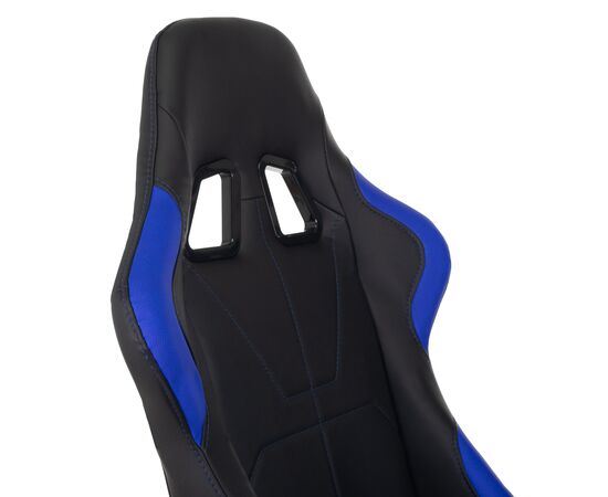  Кресло Zombie Viking 5 Aero Blue эко.кожа черный/синий 