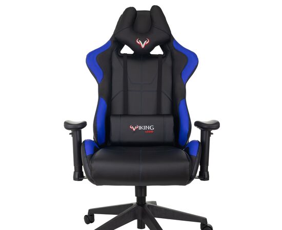  Кресло Zombie Viking 5 Aero Blue эко.кожа черный/синий 