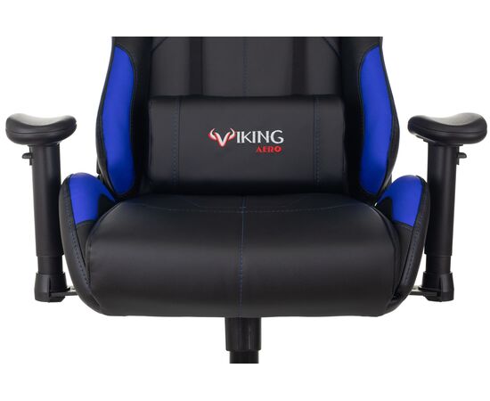  Кресло Zombie Viking 5 Aero Blue эко.кожа черный/синий 