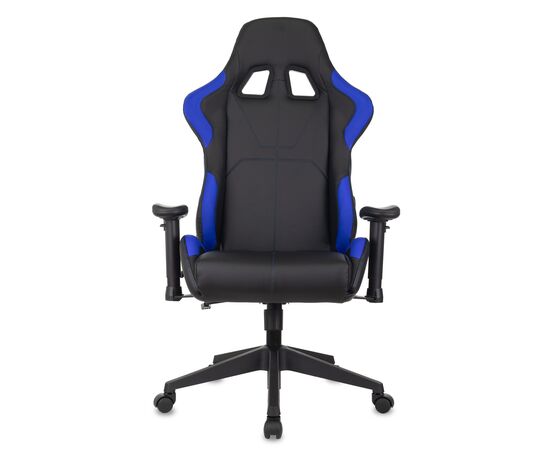  Кресло Zombie Viking 5 Aero Blue эко.кожа черный/синий 