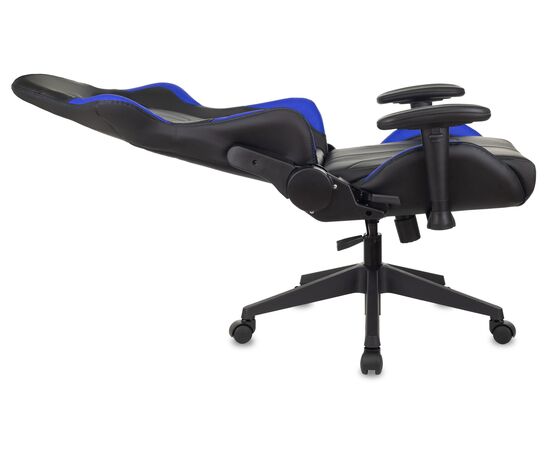  Кресло Zombie Viking 5 Aero Blue эко.кожа черный/синий 