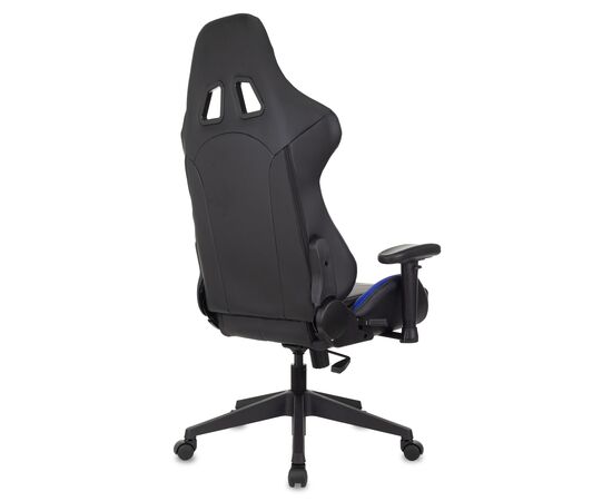  Кресло Zombie Viking 5 Aero Blue эко.кожа черный/синий 