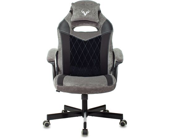 Кресло Zombie Viking 6 Knight Fabric (Viking 6 Knight B) серый/черный 