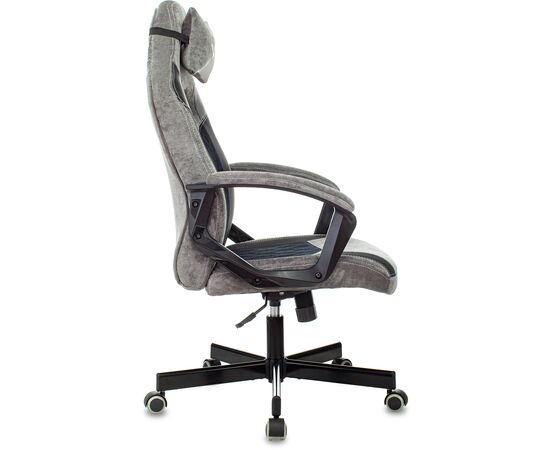  Кресло Zombie Viking 6 Knight Fabric (Viking 6 Knight B) серый/черный 