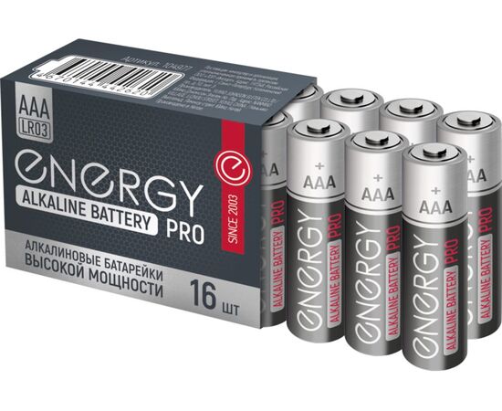  Элемент питания Energy Pro LR03/16S (ААА) (16/160/1280) 