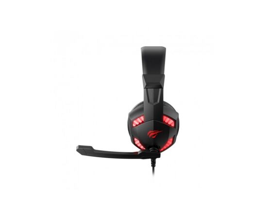  Гарнитура игровая с подсветкой HAVIT GAMENOTE HV-H2032d Gaming  Черно-красная 