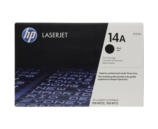  Картридж лазерный HP 14A CF214A черный (10000стр.) для HP LJ 700/M712 