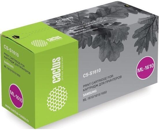  Картридж Cactus CS-S1610 (ML-1610) для принтеров SAMSUNG ML-1610/ 1615/ 1650, черный, 2000 стр. 