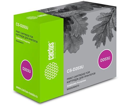  Тонер Картридж Cactus CS-D203U черный для Samsung ProXpress M4020/M4070 (15000стр.) 