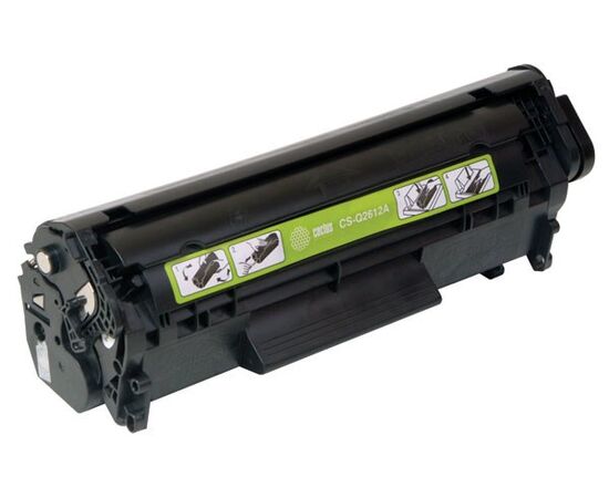  Тонер Картридж Cactus CS-Q2612AS (тип Q2612AS) черный, 2000 стр., для HP 1010/1012/1015/1018/1020/1020Plus/1022/3015/3020 