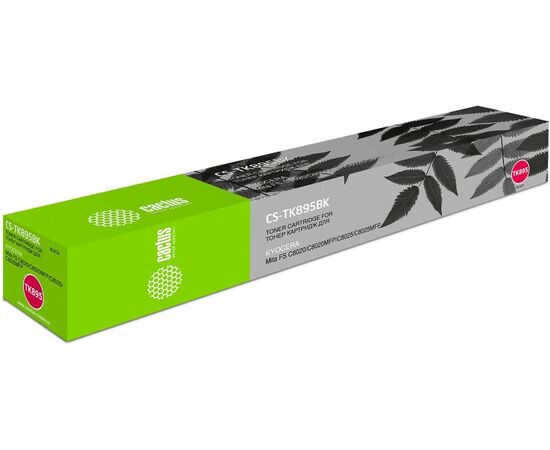  Тонер Картридж Cactus CS-TK895BK черный (12000стр.) для Kyocera Mita FS C8020/C8020MFP/C8025/C8025MFP 