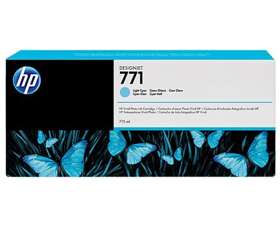  Картридж струйный HP 771C B6Y12A светло-голубой (775мл) для HP DJ Z6200 