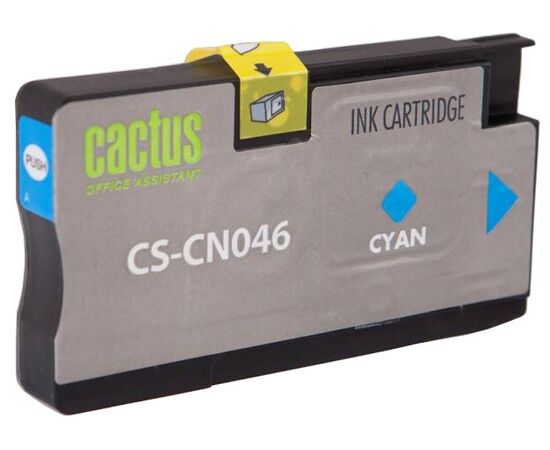  Картридж струйный Cactus CS-CN046 голубой для №950 HP OfficeJet Pro 8100/8600 (26ml) 