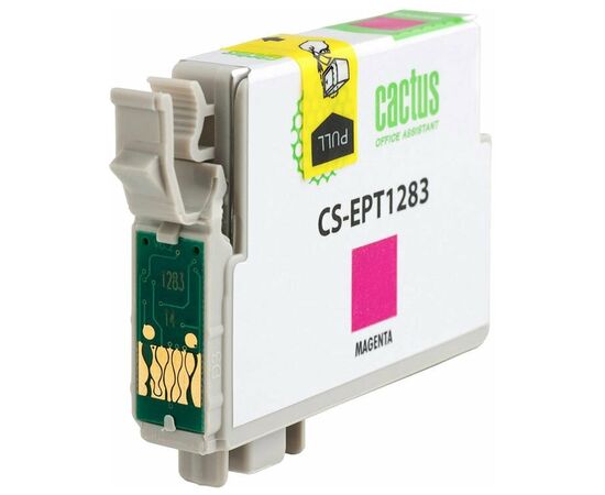  Картридж струйный Cactus CS-EPT1283 пурпурный для Epson Stylus S22/SX125/SX420/SX425 (7ml) 