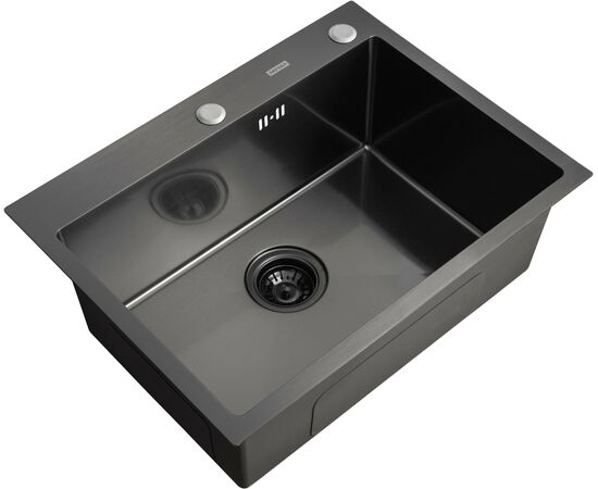  Кухонная мойка Arfeka Eco PVD AR 600*500см Nano Black 