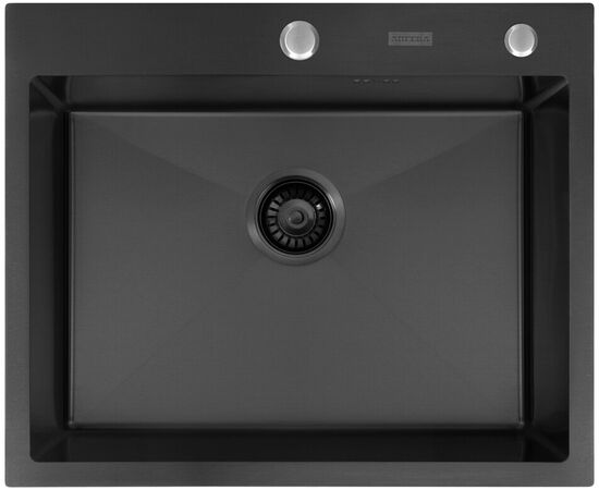  Кухонная мойка Arfeka Eco PVD AR 600*500см Nano Black 