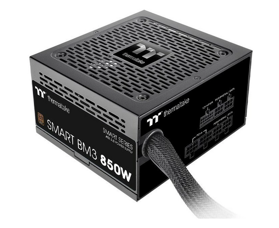  Блок питания Thermaltake Smart BM3 (PS-SPD-0850MNFABE-3) Gen.5 ATX 850W 80+ bronze 24pin APFC 120mm fan 12xSATA Cab Manag RTL 