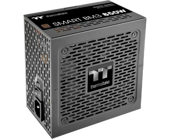  Блок питания Thermaltake Smart BM3 (PS-SPD-0850MNFABE-3) Gen.5 ATX 850W 80+ bronze 24pin APFC 120mm fan 12xSATA Cab Manag RTL 