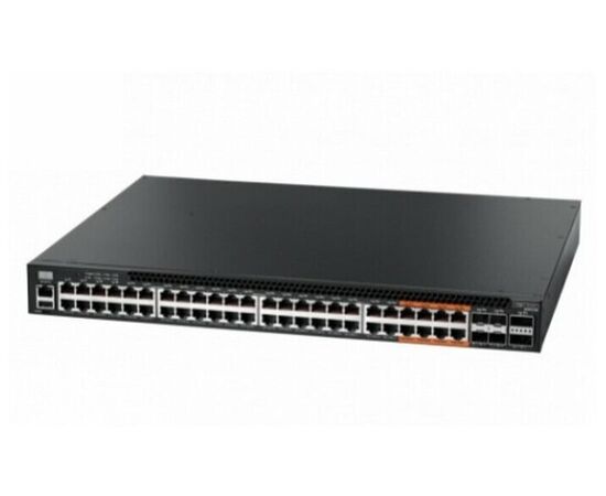  Коммутатор Edge-corE (4610-54P-O-AC-Fv1) 48-Port GE RJ45 port POE+, incl. 8 ports UPOE, 4x10G SFP+, 2 port QSFP 