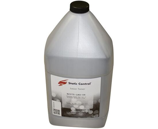  Тонер Static Control B2375-1KG-OS бутыль 1 кг, черный, совместимый для Brother HL-2375 