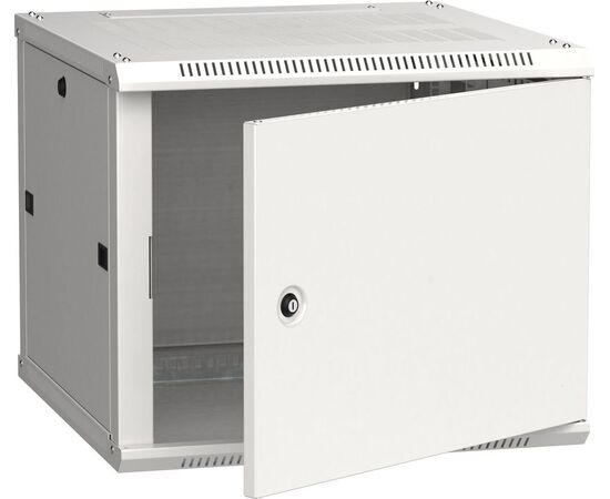 Шкаф коммутационный ITK (LWR3-09U66-MF) настенный 9U 600x600мм пер.дв.металл серый сталь 