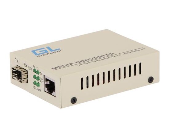  Медиаконвертер GIGALINK GL-MC-UTPG-SFPG-F.r2 