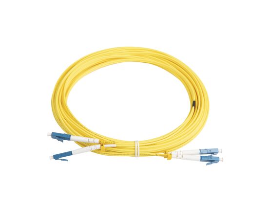  Патч-корд HYPERLINE FC-D2-9-LC/UR-LC/UR-H-10M-LSZH-YL волоконно-оптический SM 9/125 (OS2), LC/UPC-LC/UPC, 2.0мм, duplex, LSZH, 10м (004154) 
