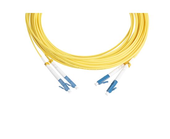  Патч-корд HYPERLINE FC-D2-9-LC/UR-LC/UR-H-10M-LSZH-YL волоконно-оптический SM 9/125 (OS2), LC/UPC-LC/UPC, 2.0мм, duplex, LSZH, 10м (004154) 