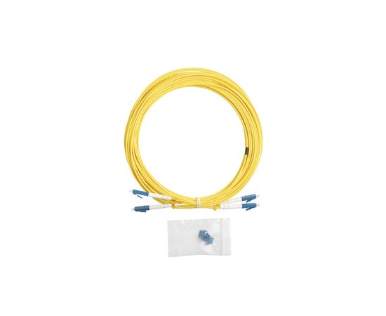  Патч-корд HYPERLINE FC-D2-9-LC/UR-LC/UR-H-10M-LSZH-YL волоконно-оптический SM 9/125 (OS2), LC/UPC-LC/UPC, 2.0мм, duplex, LSZH, 10м (004154) 